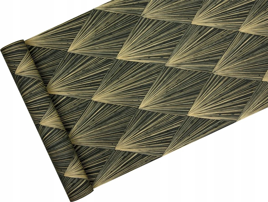 Lineáris Mintás Tapéta retro Art Deco stílusban