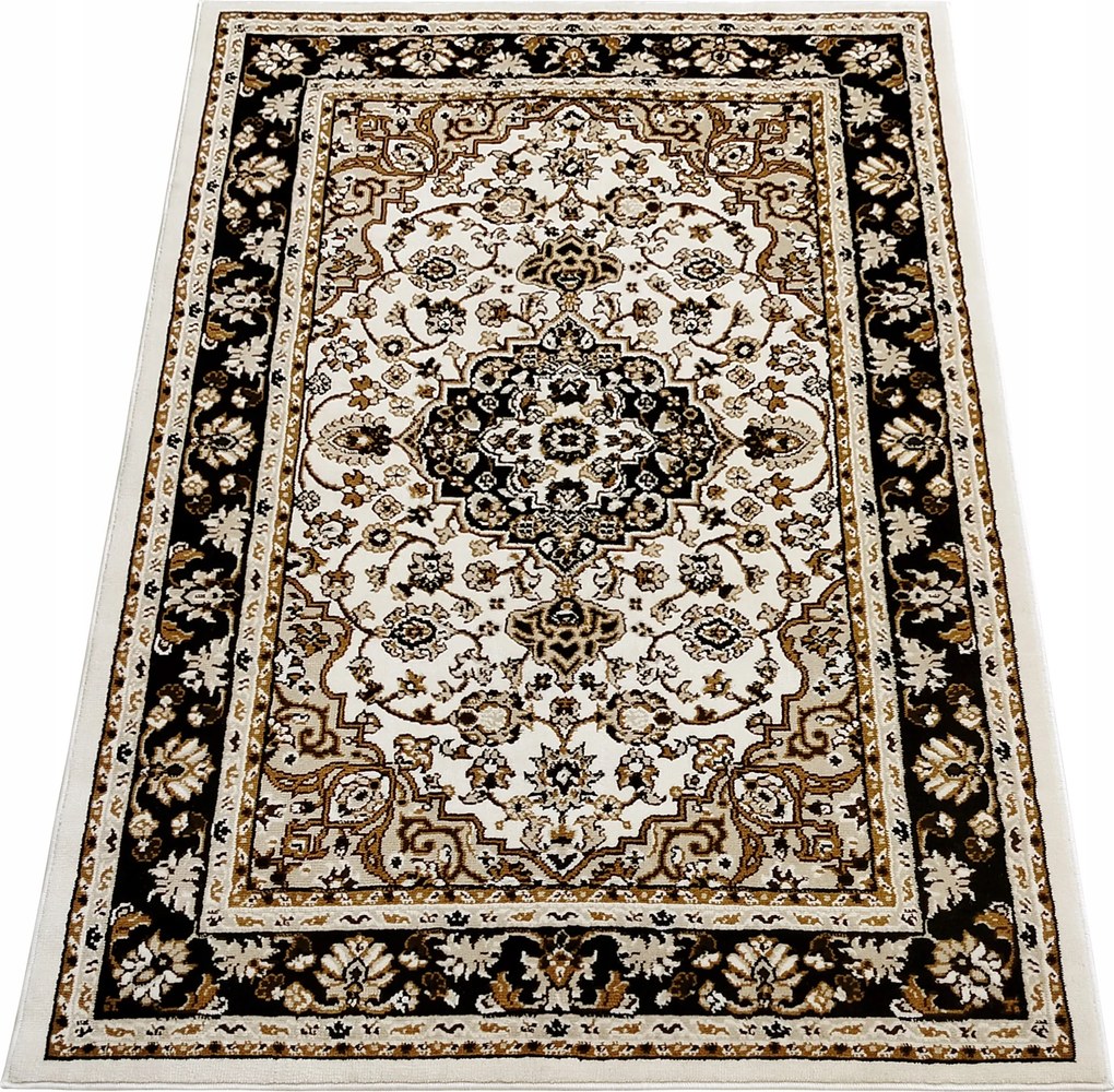 Szőnyeg 160x220 Klasszikus Hálószoba Nappaliba Bézs