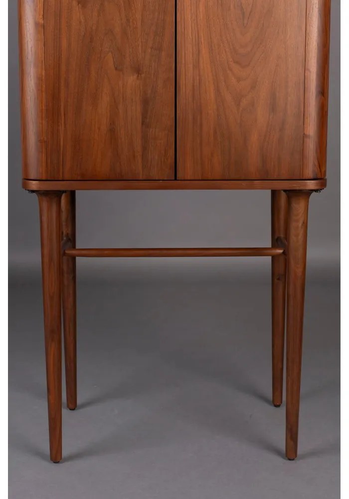 Barna szekrény tolóajtóval diófa dekorral 62x125x45 cm Morrison – Dutchbone