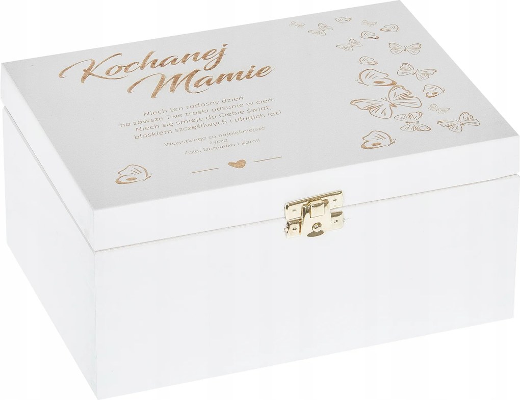 Gravírozott Doboz Anyák Napi Ajándék Öko Szülinap