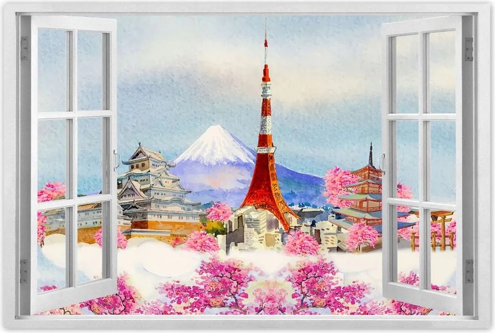 Poszterek 90x60 Kirándulás Japánba