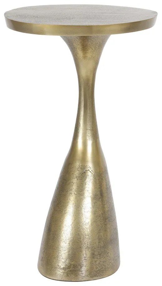 Kerek fém tárolóasztal 33x40 cm Macau - Light &amp; Living