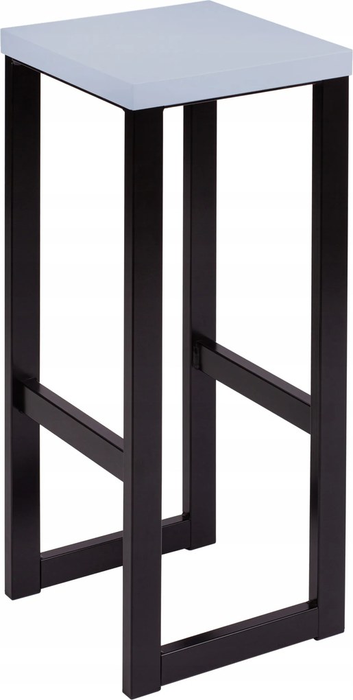 Hoker loft fém fa 76 cm szék, zsámoly