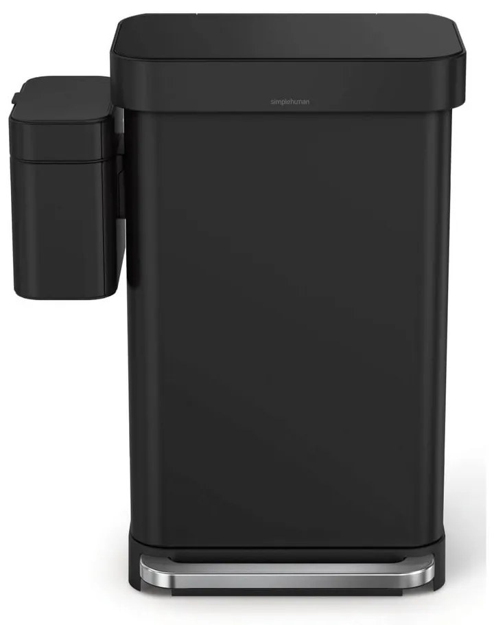 Matt fekete komposztálható hulladék gyűjtő 4 l – simplehuman