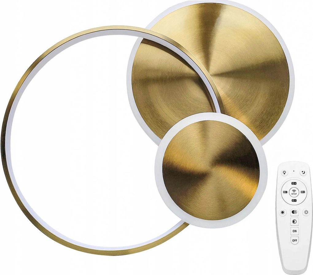 Mennyezeti Led lámpa 3 pontos 60W Csiszolt Arany Design