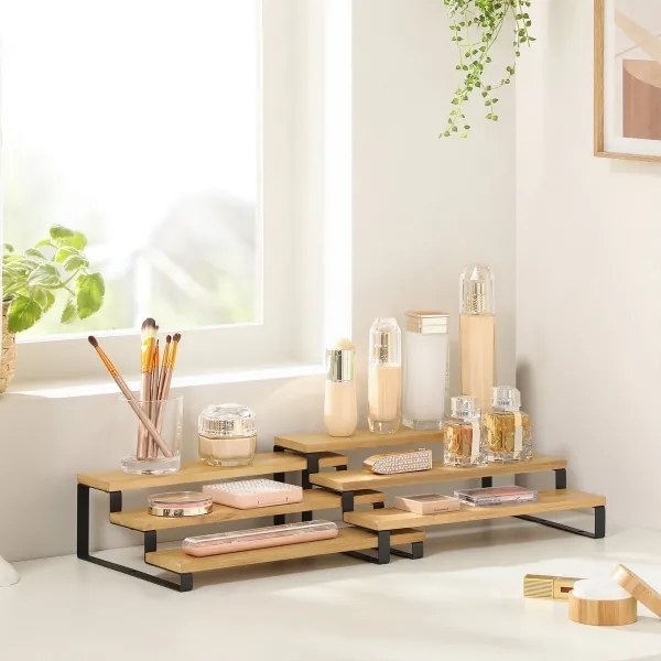 2 db-os MARGE fűszertartó állvány készlet, fekete/barna