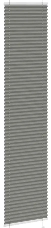 pliszírozott redőny antracit 45x200 cm szövetszélesség 44,4 cm