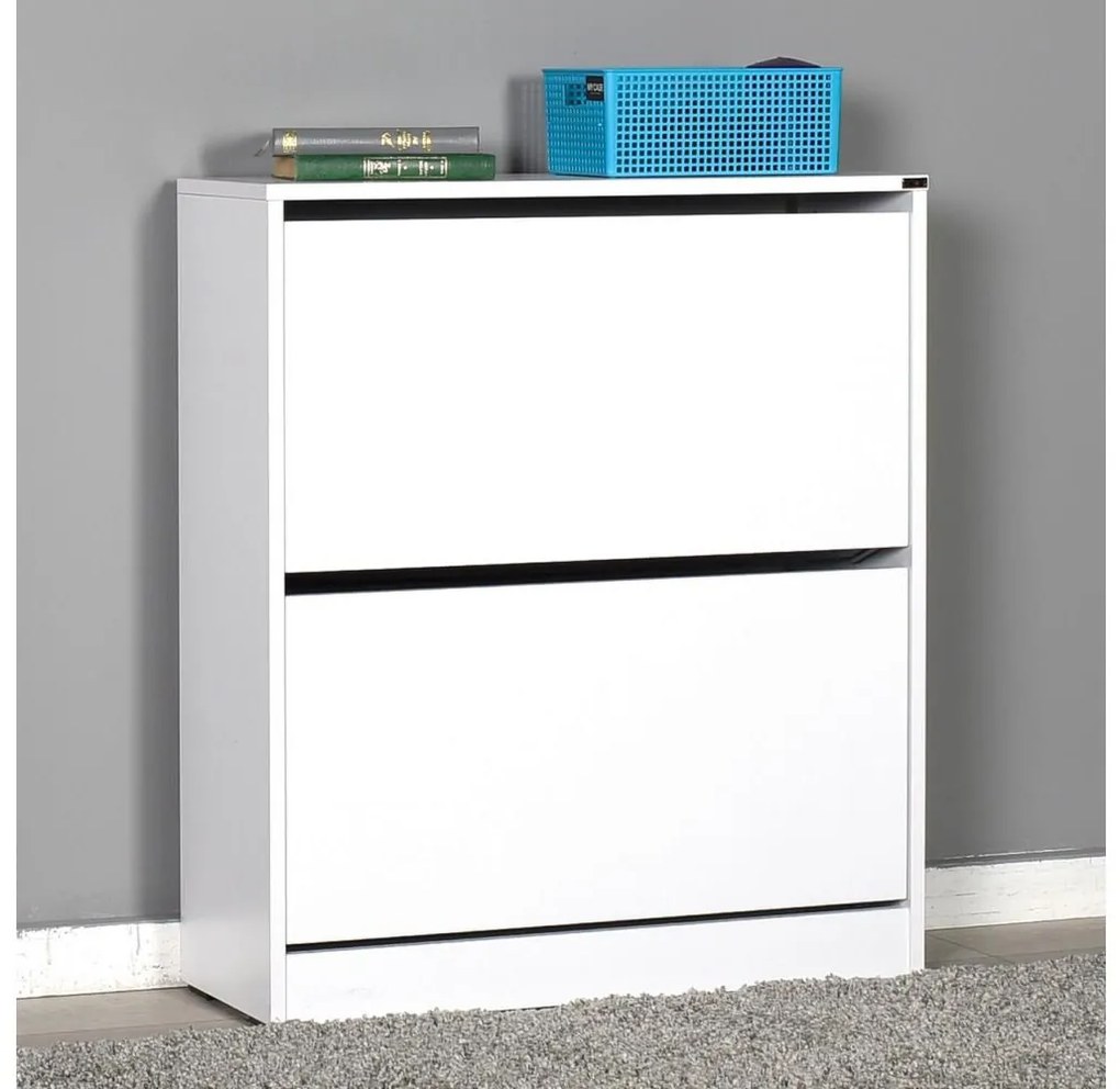 Adore Furniture Cipősszekrény 84x73 cm fehér AD0125