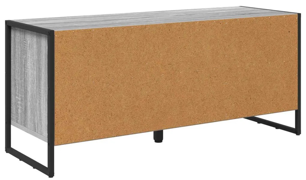 Cipőszekrény tárolóval Szürke Sonoma 60 x 35 x 44 cm Faanyag