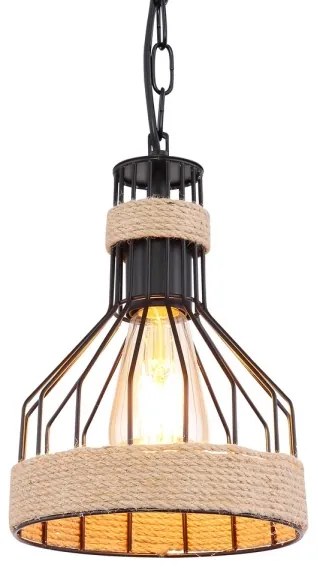 Globo 15675H - Csillár láncon HALIA 1xE27/60W/230V