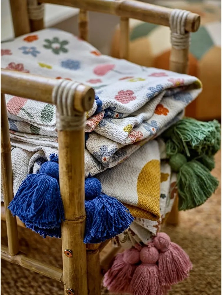 Újrahasznosított pamut gyerek takaró 130x160 cm Cherry – Bloomingville Mini