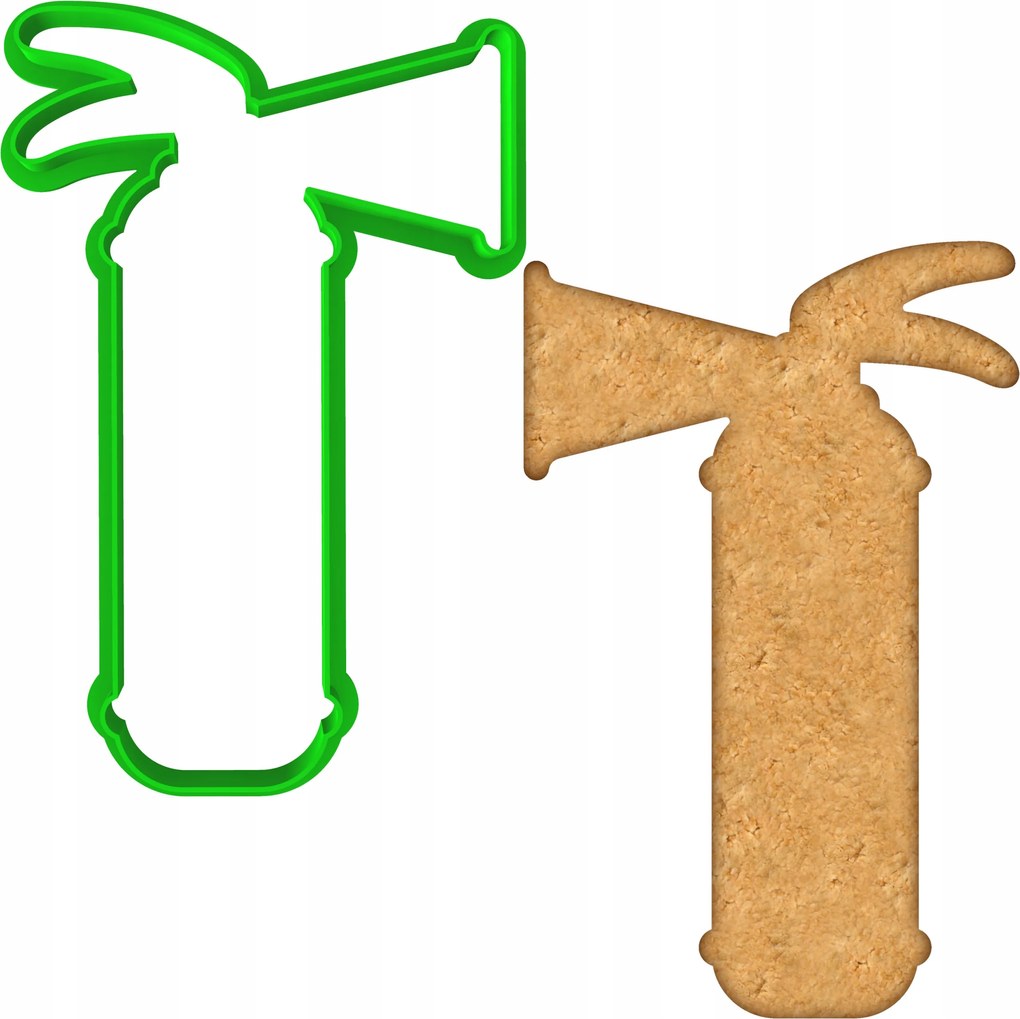 Forma Lyukasztó Mézeskalács kiszúró Tűzoltó Tűzoltó tűzoltó készülék 12cm