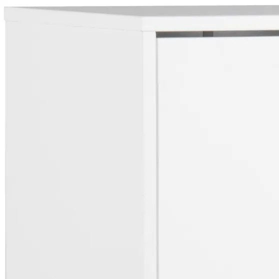 Fehér CARLY cipős szekrény 3 fiókkal