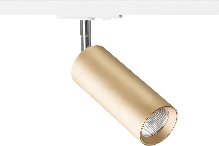 RENDL MAVRO egyáramkörös sínre aranysárga 230V LED 12W 38° 3000K