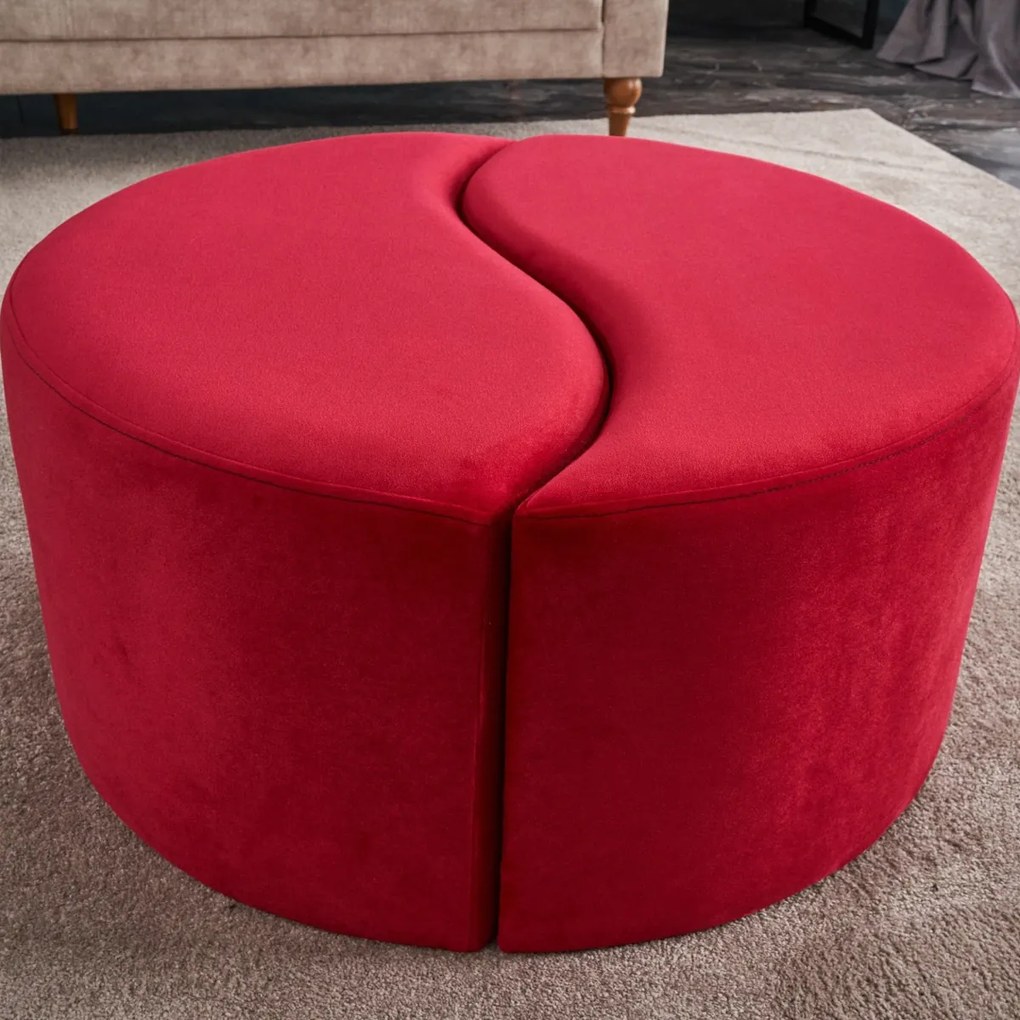 Alis Pouf Red zsámoly
