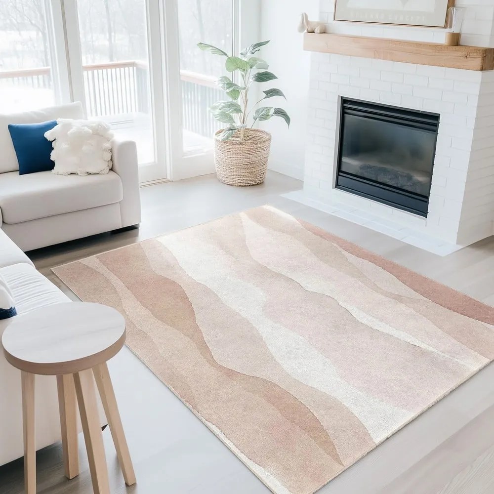 Krémszínű mosható futószőnyeg 60x230 cm Komodo Beach – Mila Home