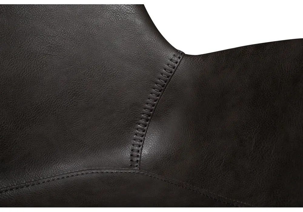 Sötétszürke kárpitozott karfás étkezőfotel Hype – DAN-FORM Denmark