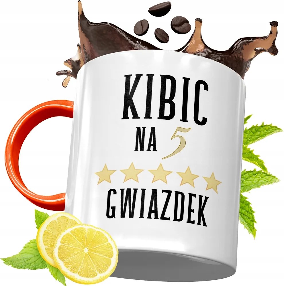 Narancssárga Bögre Szurkolóknak Ajándék fényképes nyomattal