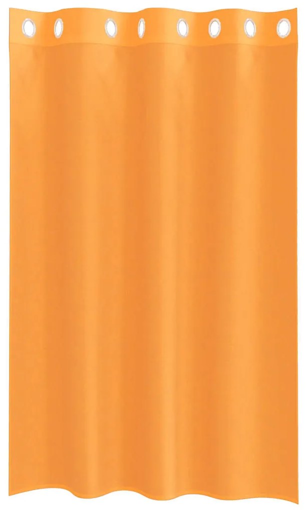 2 db narancssárga fátyolfüggönyök rojtokkal 140x175 cm