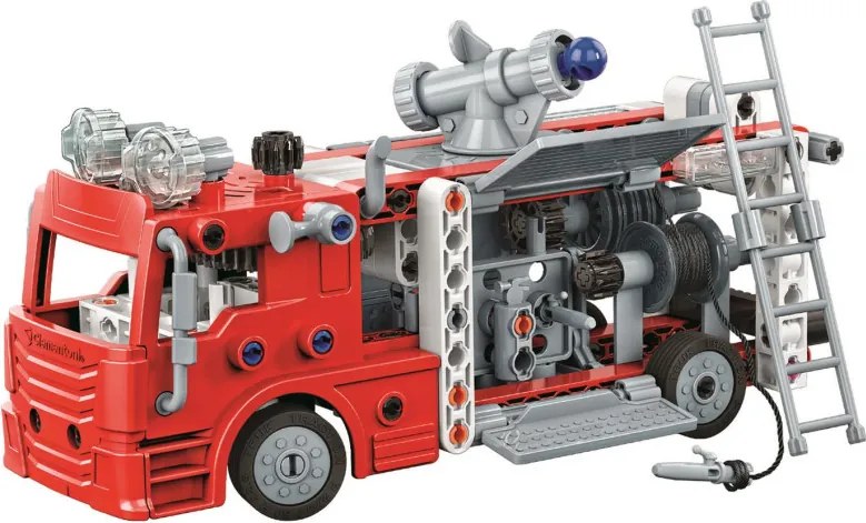 Tűzoltóautó Mechanics 2 az 1-ben építőjáték Clementoni