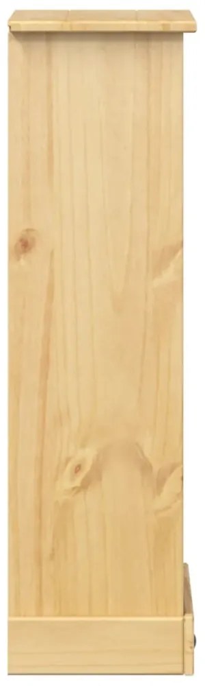 Corona tömör fenyőfa könyvszekrény 46 x 29 x 100 cm