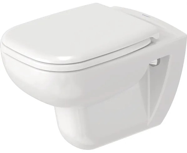 Duravit 25700920002 - Függesztett perem nélküli WC D-CODE kerámia/fényes fehér