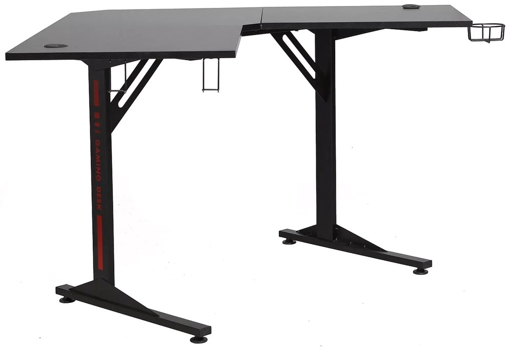 Sarok íróasztal B-219 fekete