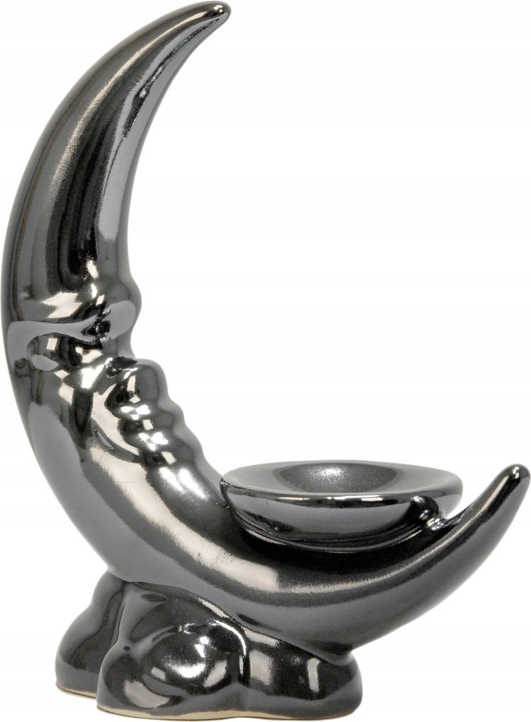 Kollekció Gyertyatartó Hold Kerámia Dekoráció