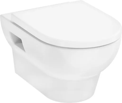 Hansgrohe GladeLake S wc soft close ülőkével felakasztható fehér fényes felülettel 60309450