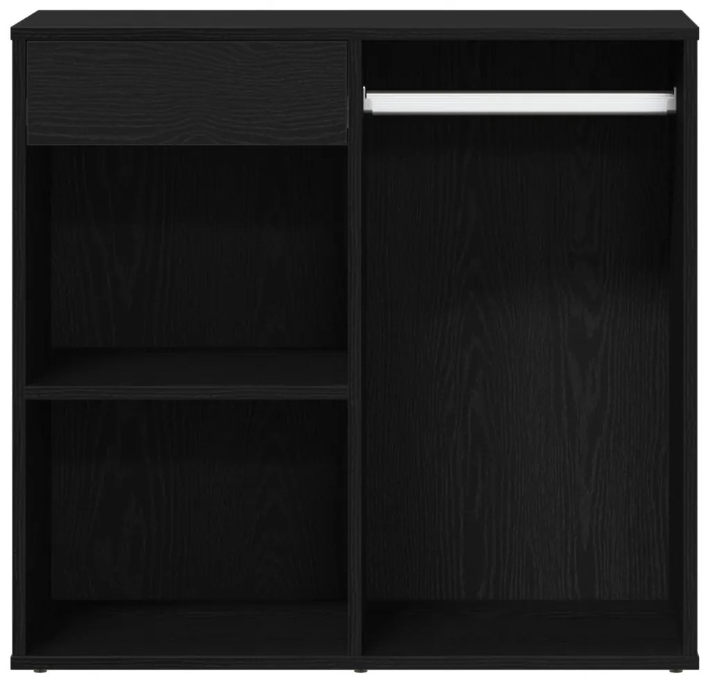 Fekete tölgy kozmetikai szekrény 80x40x75 cm Mérnöki fából készült