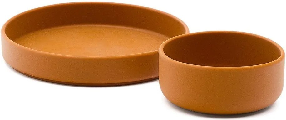 Szilikon gyerek étkészlet 2 db-os Lili – Kave Home