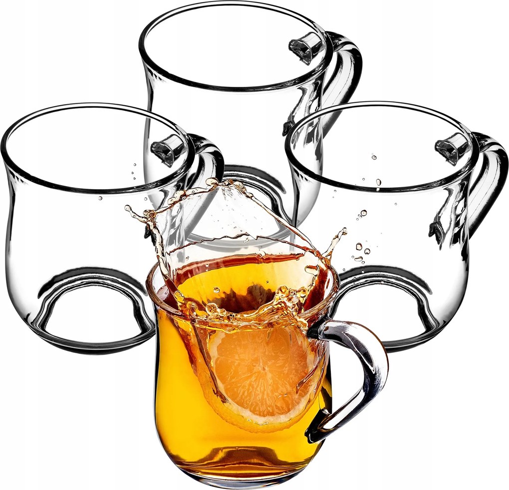 Tea Kávés Poharak 320ml Italos Pohár Füllel 4 db-os szett