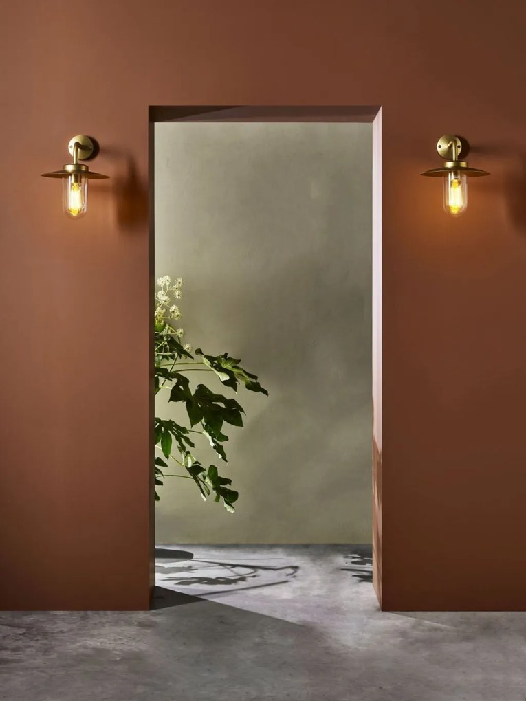 ASTRO LIGHTING 1400003 PORTREE Klasszikus Kültéri Fali Lámpa Sárgaréz E27 IP44