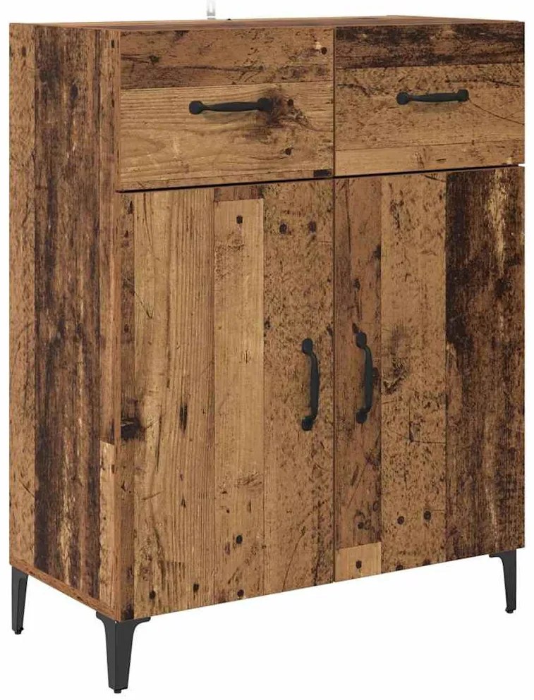 Széf fiókkal Régi fa 34 x 69,5 x 90 cm Faanyag