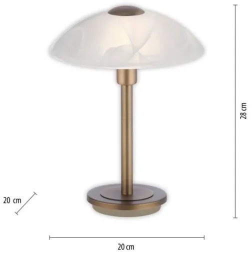 Paul Neuhaus 4026-11 - LED Dimmelhető asztali lámpa ENOVA 1xG9/2,6W/230V