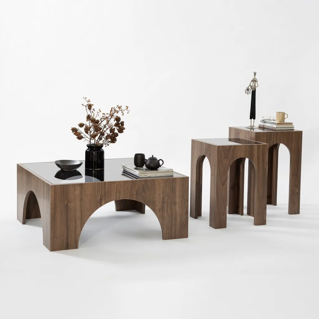 Seine - Walnut, Dark Grey