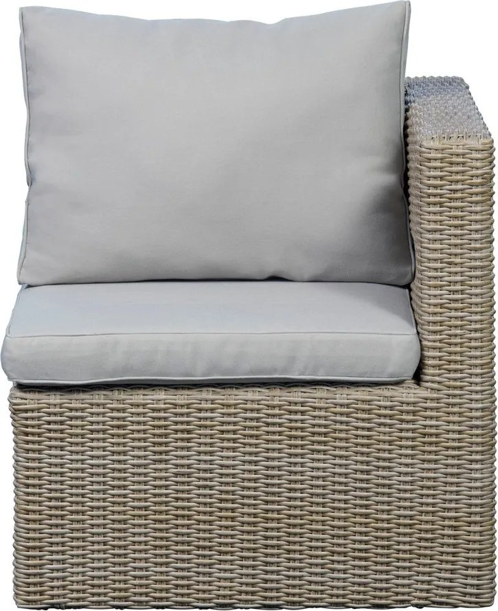 Bézs-világosbarna kétszemélyes kerti lounge szett Modular – Unique Furniture