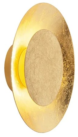 Art Deco mennyezeti lámpa arany/réz LED-del - Sun