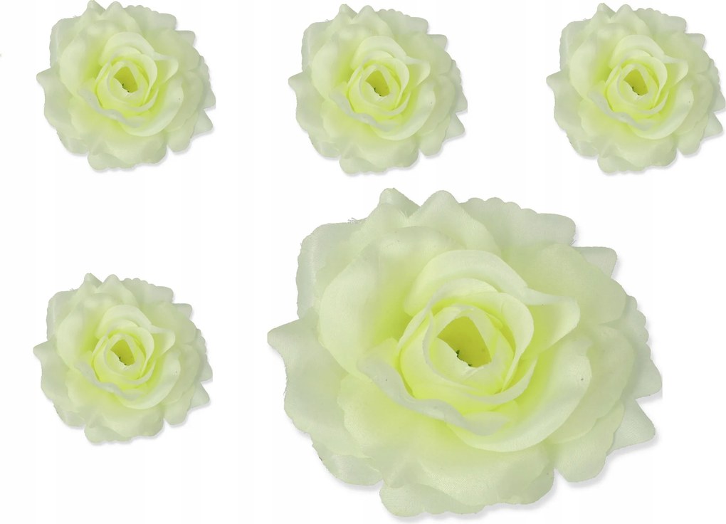 5x Sonia Rózsa Virág fej kompozíció Rózsa csomók Mesterséges mesterséges