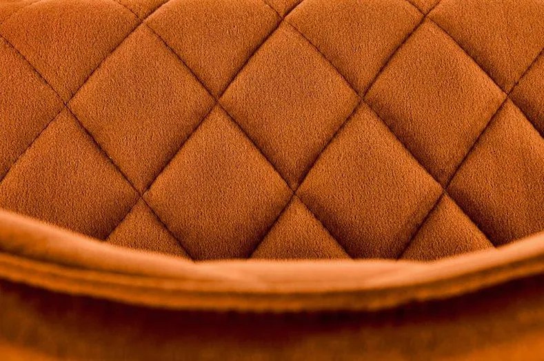 K-450 étkezőszék fahéj bársony szövet