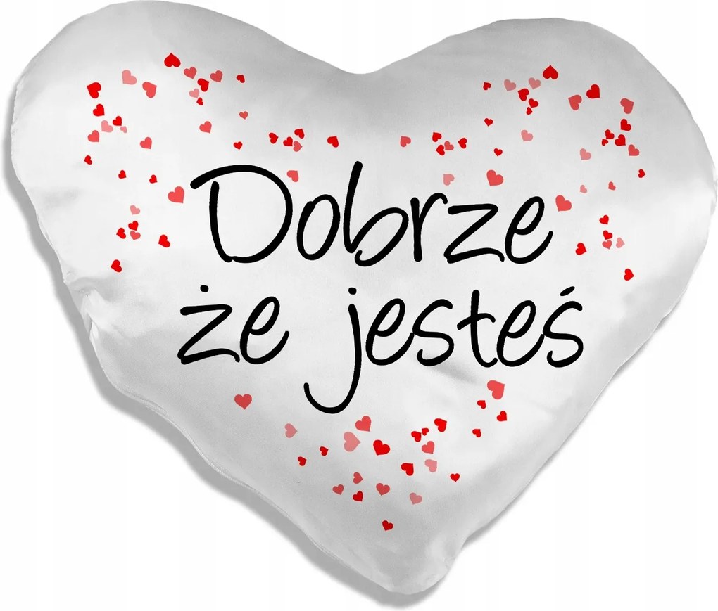 Szív Alakú Párna Ajándék Feleség Barátnőjének Jó, hogy itt vagy