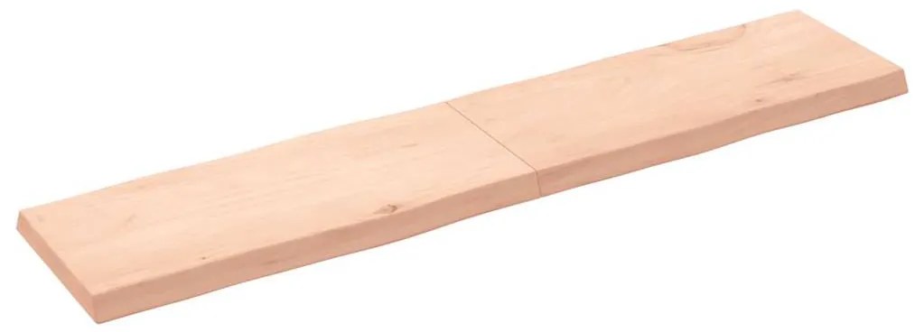 kezeletlen tömör fa asztallap 180x40x(2-6) cm