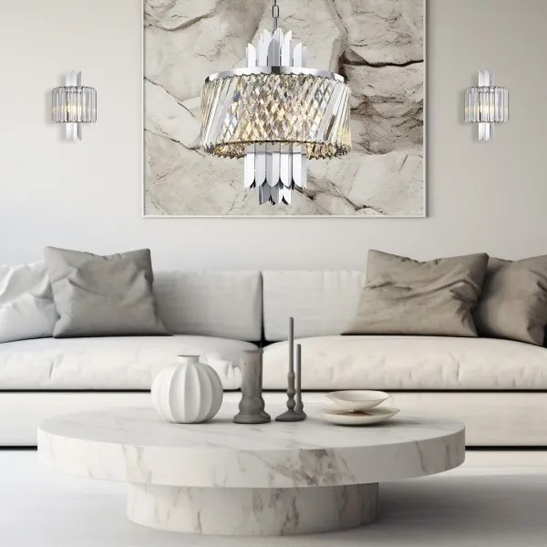 Fali lámpa MARGOT 2xE14/40W/230V króm