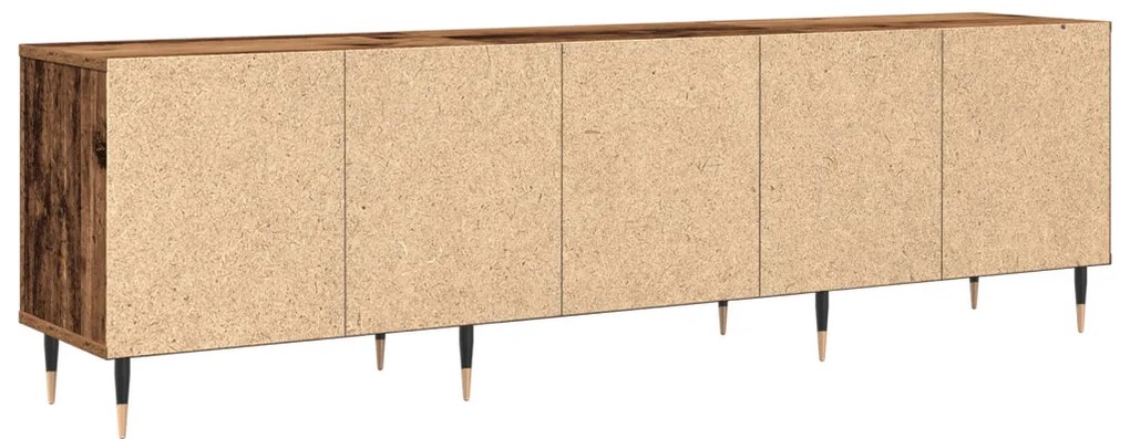 vidaXL TV szekrény Öreg fa 150 x 30 x 45 cm Faanyag