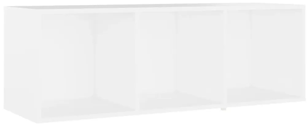 2 db fehér szerelt fa TV-szekrény 107 x 35 x 37 cm