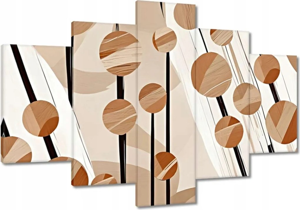 Vászonkép 120x80 Bézs az oszlopokon