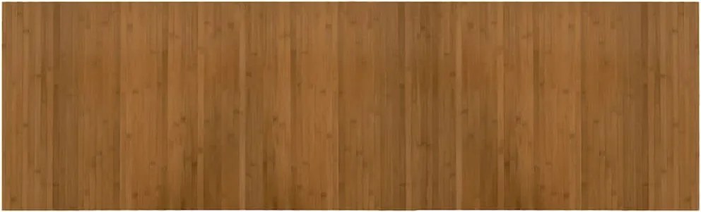 vidaXL négyszögletű barna bambusz szőnyeg 60 x 200 cm