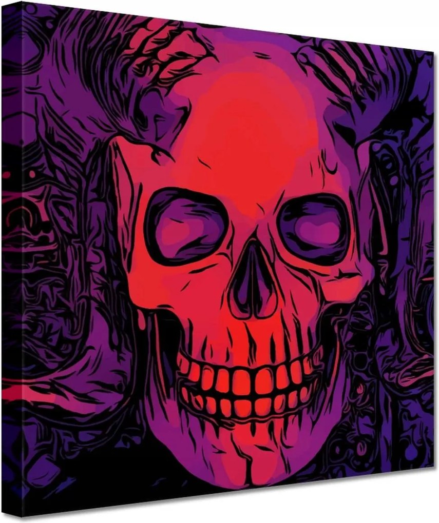 Vászonkép 20x20 Koponya Halál Csontváz