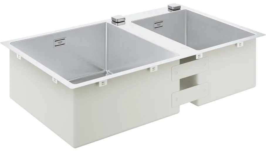 GROHE 31855SD0 - K700 konyhai mosogató 860 × 500 mm, rozsdamentes acél
