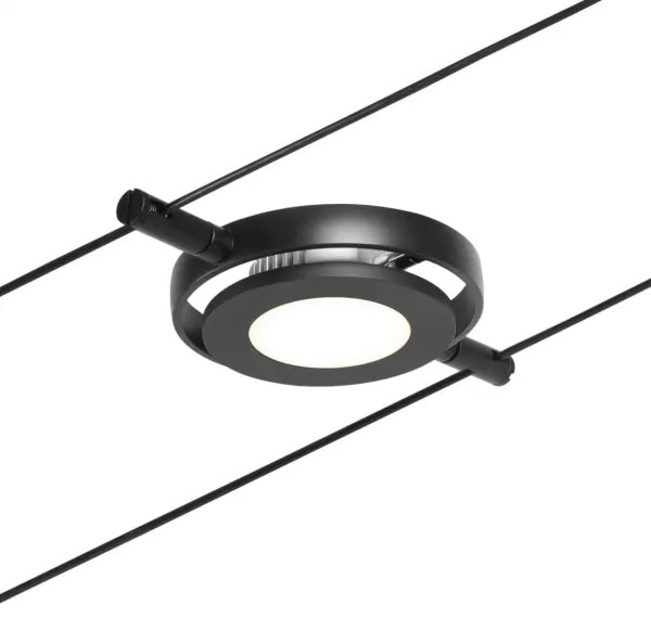 Paulmann 94418 - 5x LED 4,5W ROUNDMAC spotlámpa 230V fekete készlet